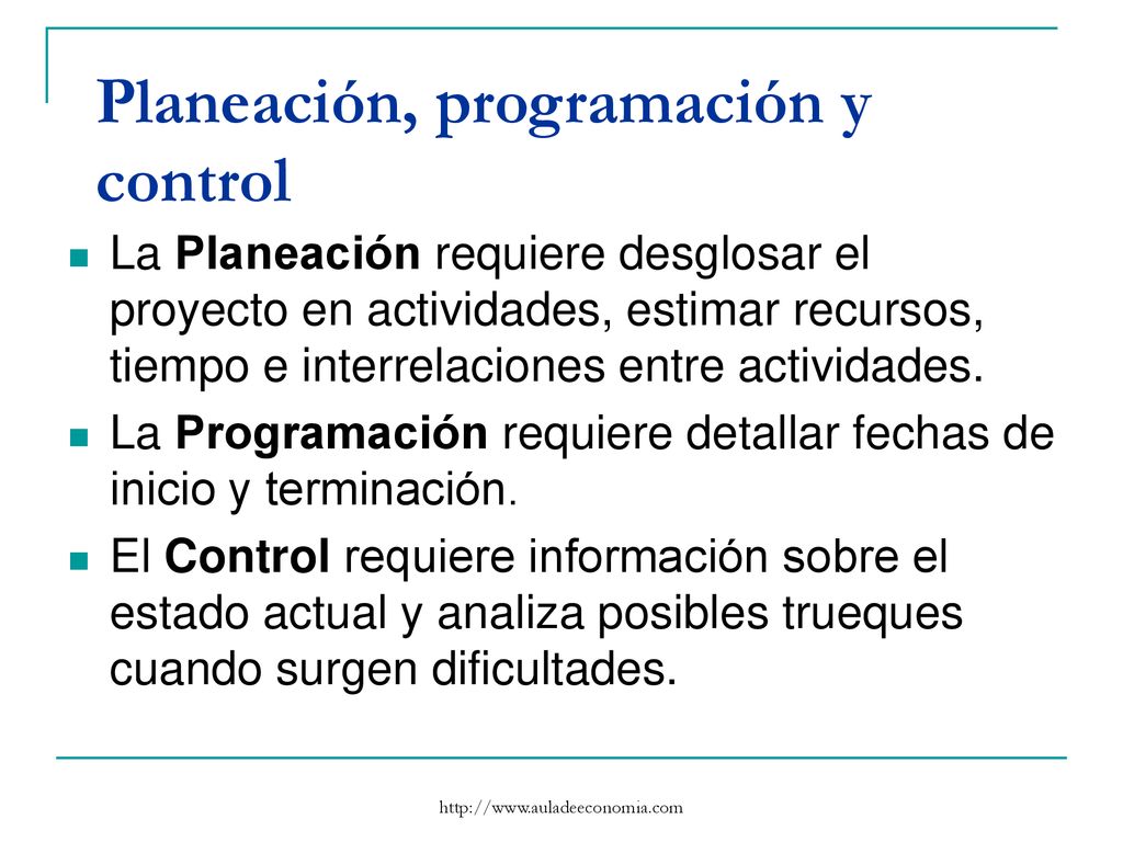 Planeacion De Proyectos Pert Y Cpm Ppt Descargar